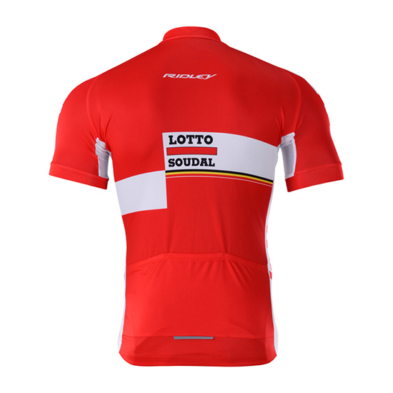 Maglia Lotto Soudal Manica Corta 2017 rosso